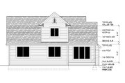 Farmhouse Style House Plan - 3 Beds 2.5 Baths 1797 Sq/Ft Plan #112-248 