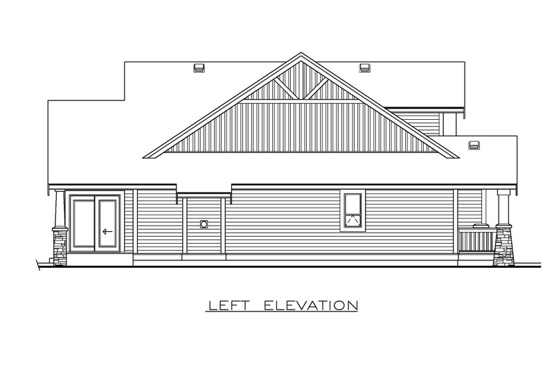 Dream House Plan - Exterior - Other Elevation for Craftsman House Plan #1100-156 - 3 bed, 2.5 bath