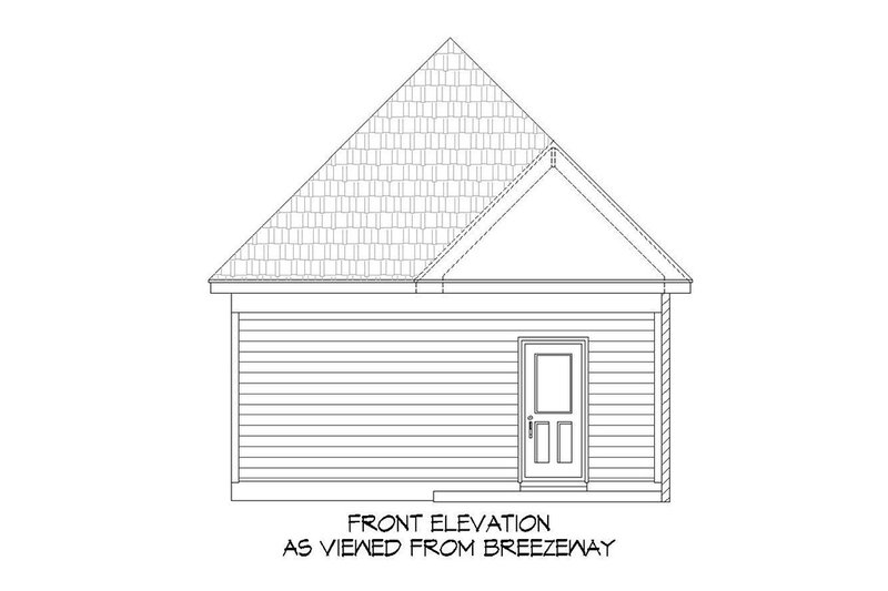 Dream House Plan - Exterior - Rear Elevation 1 for Country House Plan #932-20 - 3 bed, 2 bath