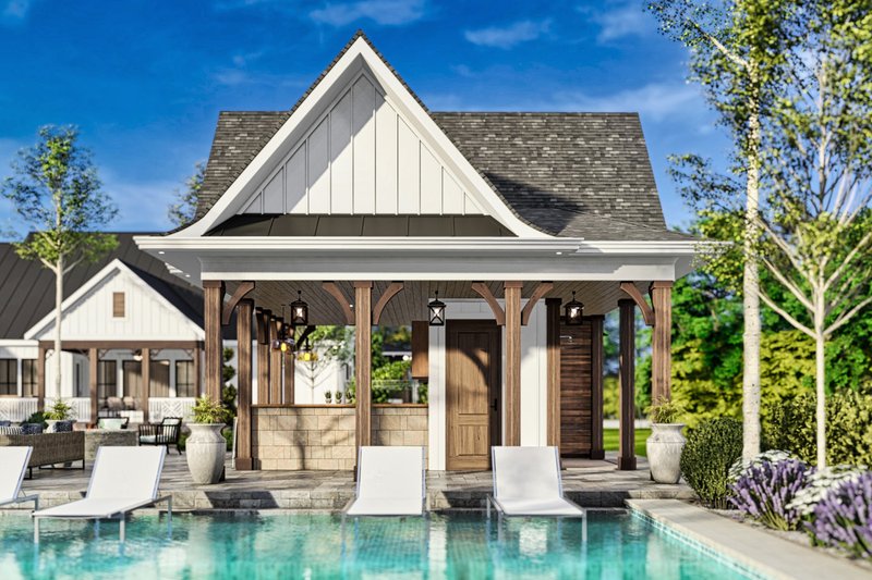 Architectural House Design - Exterior - Other Elevation 3 for Modern House Plan #54-578, 0 bath
