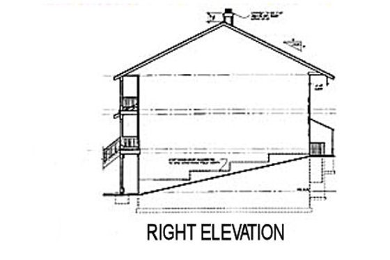 Exterior - Other Elevation for Colonial House Plan #303-377 - 3 bed, 3.5 bath