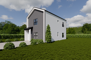 Modern Style House Plan - 3 Beds 2.5 Baths 1247 Sq/Ft Plan #1112-5 