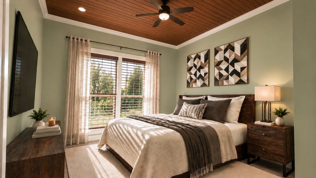 Interior - Bedroom for Farmhouse House Plan #44-318 - 2 bed, 3 bath