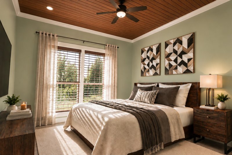 Dream House Plan - Interior - Bedroom for Farmhouse House Plan #44-318 - 2 bed, 3 bath