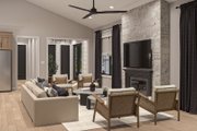 Barndominium Style House Plan - 2 Beds 2 Baths 1891 Sq/Ft Plan #455-505 