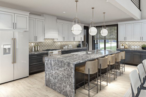 Interior - Kitchen 1 for Barndominium House Plan #455-544 - 3 bed, 2.5 bath