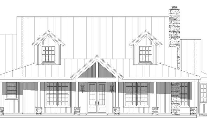 Dream House Plan - Exterior - Front Elevation 3 for Country House Plan #932-349 - 3 bed, 3.5 bath
