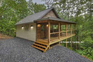 Exterior - Other Elevation for Cabin House Plan #929-1151, 1 bath