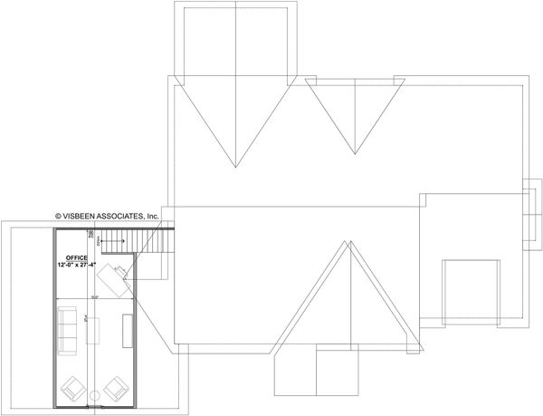 House Blueprint - Craftsman Floor Plan - Upper Floor Plan #928-318