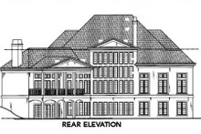 Home Plan - European Exterior - Rear Elevation Plan #119-117