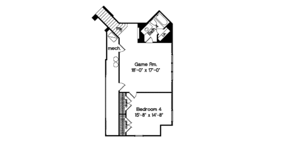 European Floor Plan - Other Floor Plan #135-175