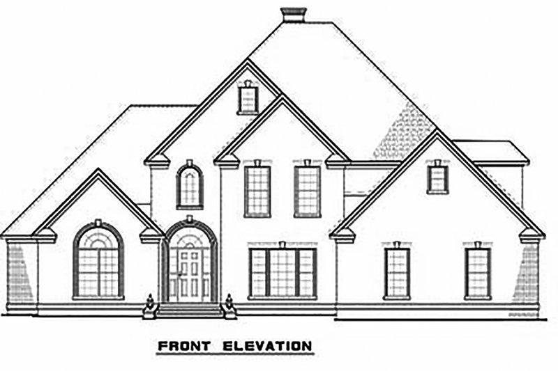 Dream House Plan - Exterior - Front Elevation 3 for Traditional House Plan #17-2721 - 3 bed, 2.5 bath