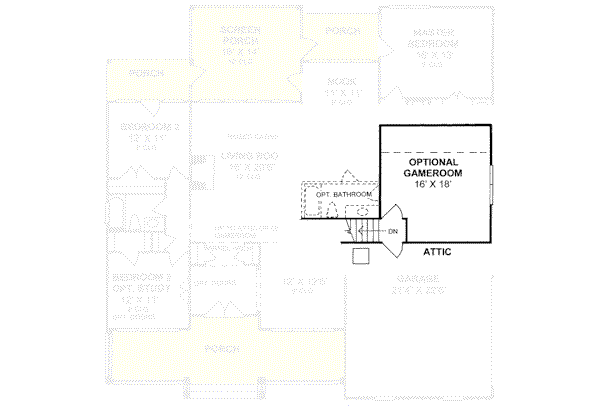 House Plan Design - Country Floor Plan - Other Floor Plan #20-2007