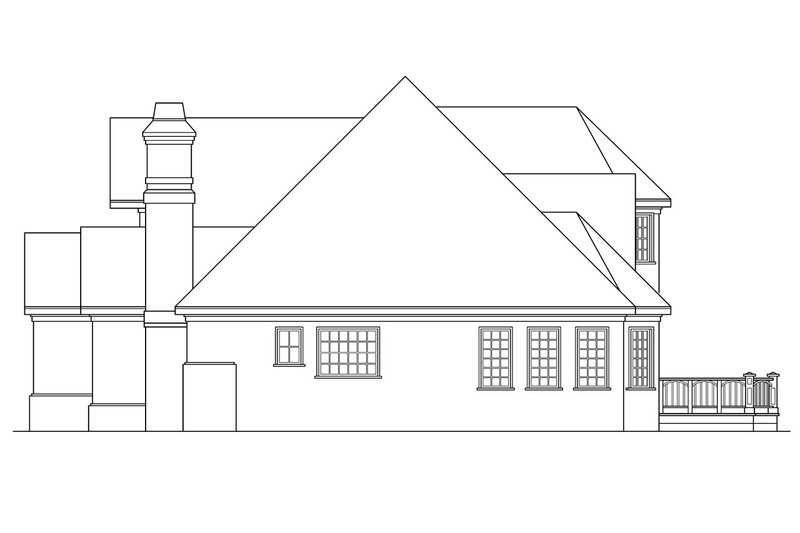 Home Plan - Exterior - Other Elevation 1 House Plan #124-266 - 4 bed, 4.5 bath