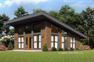 Contemporary Exterior - Front Elevation Plan #932-716