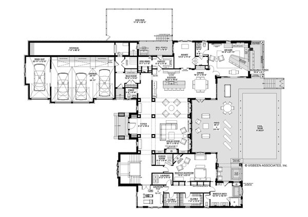 House Blueprint - Contemporary Floor Plan - Main Floor Plan #928-379