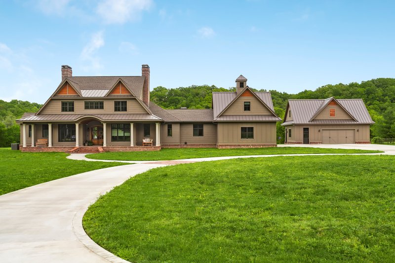 Dream House Plan - Farmhouse Exterior - Front Elevation Plan #928-284
