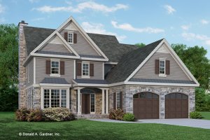 Traditional Exterior - Front Elevation Plan #929-695