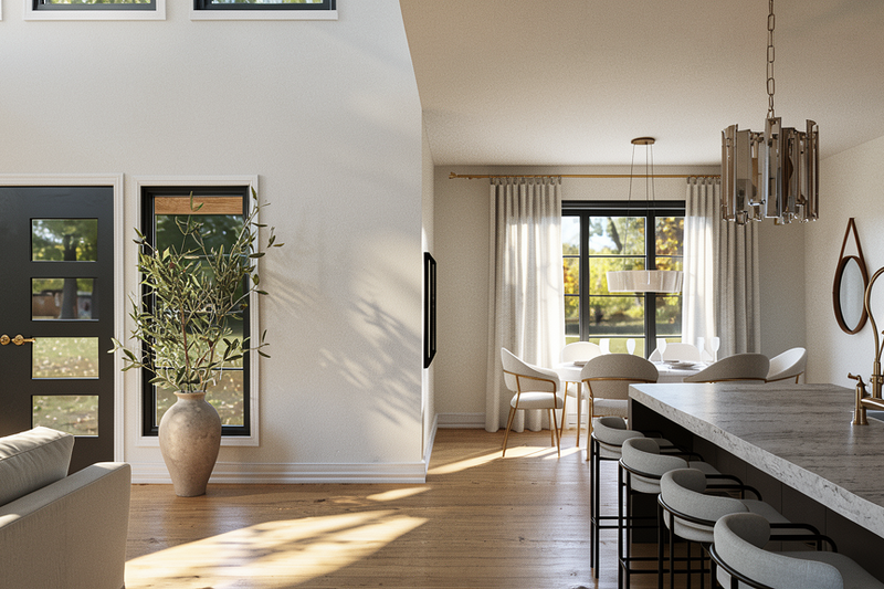 Architectural House Design - Interior - Kitchen for Contemporary House Plan #1064-491 - 2 bed, 2 bath