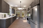 Cottage Style House Plan - 3 Beds 1 Baths 1056 Sq/Ft Plan #44-302 Interior 