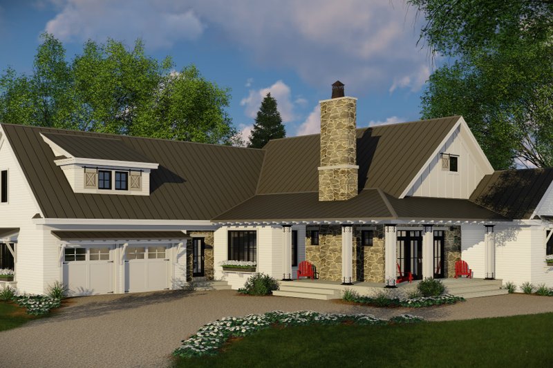 Home Plan - Exterior - Front Elevation 5 for Farmhouse House Plan #51-1131 - 3 bed, 2.5 bath
