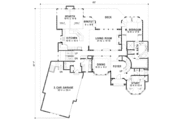 European Style House Plan - 5 Beds 6.5 Baths 5171 Sq/Ft Plan #67-886 