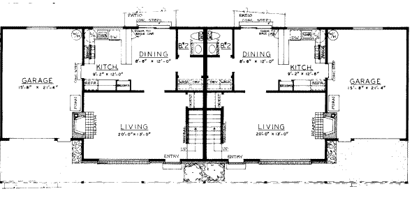 Traditional Floor Plan - Main Floor Plan #303-278