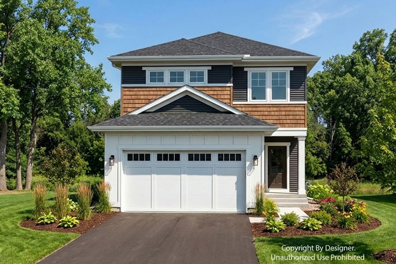 House Design - Exterior - Front Elevation 3 for Craftsman House Plan #51-1515 - 3 bed, 2.5 bath