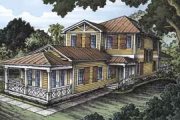 Country Style House Plan - 3 Beds 3.5 Baths 1993 Sq/Ft Plan #115-130 