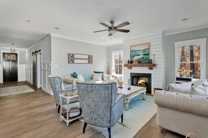 Architectural House Design - Interior - Family Room for Country House Plan #1080-12 - 4 bed, 4 bath