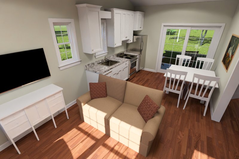 House Blueprint - Interior - Kitchen 2 for Cottage House Plan #513-2450 - 2 bed, 1 bath
