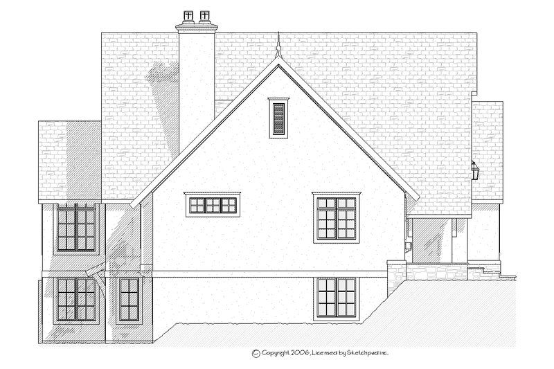 Dream House Plan - Exterior - Other Elevation for European House Plan #901-93 - 4 bed, 3.5 bath