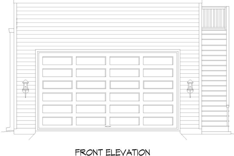 Dream House Plan - Exterior - Front Elevation 3 for Modern House Plan #932-691, 0 bath