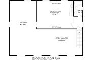 Southern Style House Plan - 1 Beds 1 Baths 505 Sq/Ft Plan #932-1004 