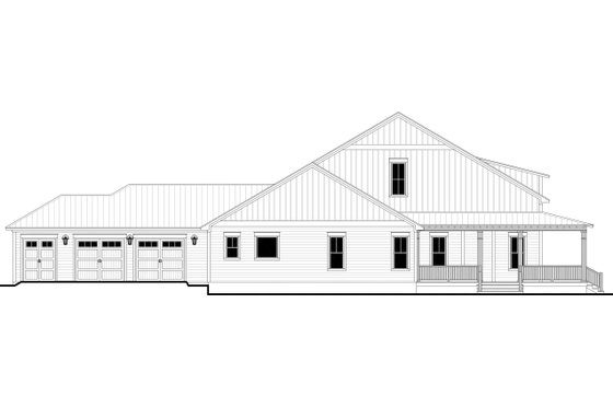 Exterior - Other Elevation for Farmhouse House Plan #430-269 - 3 bed, 2.5 bath