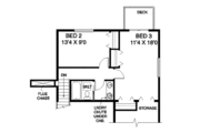 Traditional Style House Plan - 3 Beds 2.5 Baths 1545 Sq/Ft Plan #60-528 