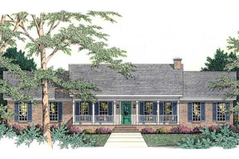 Home Plan - Ranch Exterior - Front Elevation Plan #406-232
