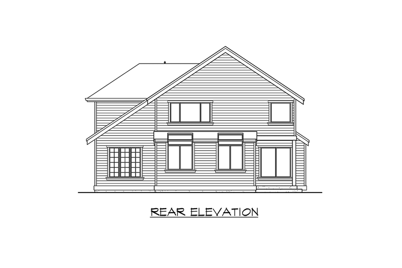 Dream House Plan - Exterior - Other Elevation 2 for Colonial House Plan #132-125 - 3 bed, 2.5 bath