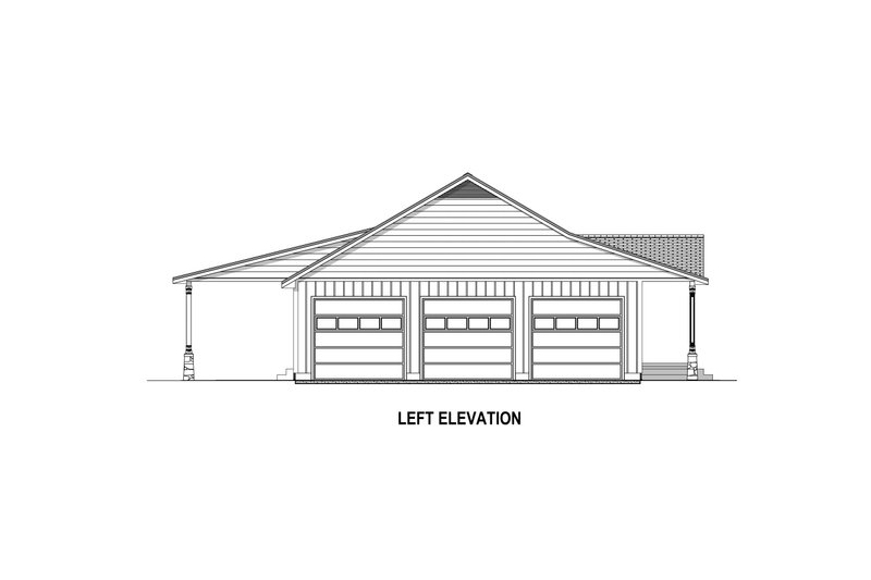 Dream House Plan - Exterior - Other Elevation 2 for Barndominium House Plan #1084-6 - 3 bed, 2.5 bath
