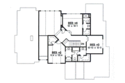 Traditional Style House Plan - 4 Beds 3 Baths 3095 Sq/Ft Plan #67-722 