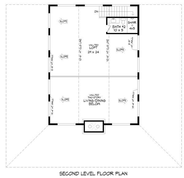 Farmhouse Floor Plan - Upper Floor Plan #932-699