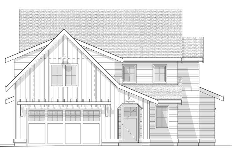 Home Plan - Exterior - Front Elevation 4 for Farmhouse House Plan #1114-64 - 4 bed, 2.5 bath
