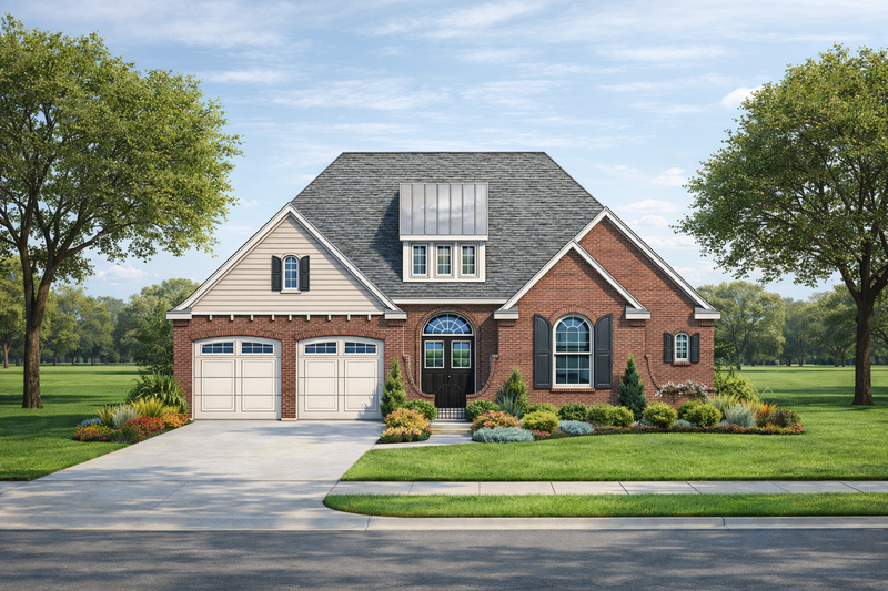 House Plan Design - Traditional Exterior - Front Elevation Plan #20-2161