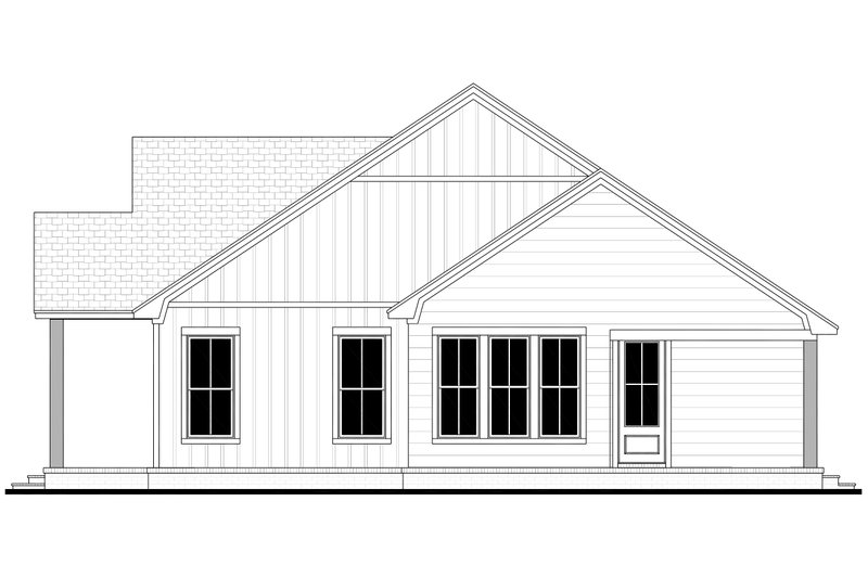 Architectural House Design - Exterior - Other Elevation 1 for Traditional House Plan #430-320 - 2 bed, 2 bath