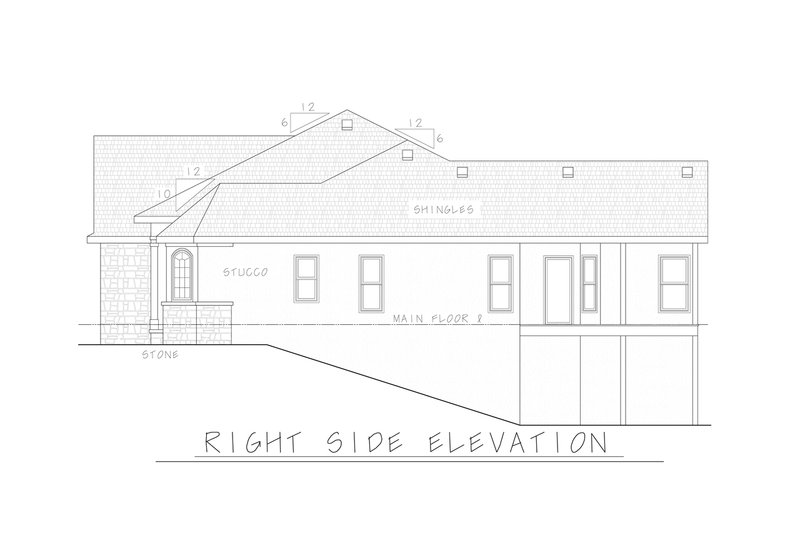 Dream House Plan - Exterior - Other Elevation for European House Plan #20-2612 - 4 bed, 3 bath