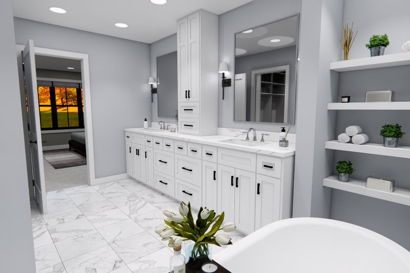 Dream House Plan - Interior - Master Bathroom for Farmhouse House Plan #51-1366 - 4 bed, 3.5 bath