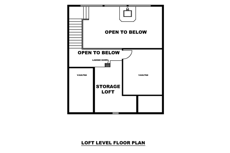 Architectural House Design - Floor Plan - Other Floor for Country House Plan #117-902 - 2 bed, 1.5 bath