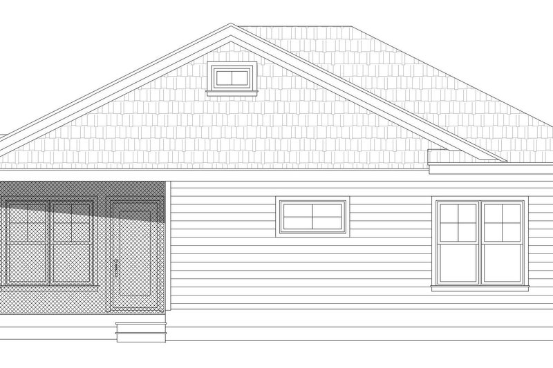 Dream House Plan - Exterior - Rear Elevation for Country House Plan #932-120 - 3 bed, 2 bath