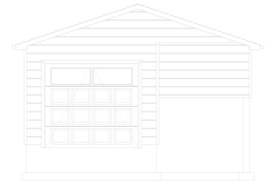 Exterior - Front Elevation 6 for Traditional House Plan #1060-352, 0 bath