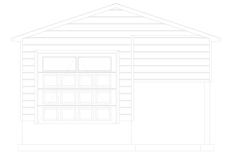 Dream House Plan - Exterior - Front Elevation 6 for Traditional House Plan #1060-352, 0 bath